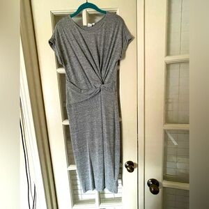 GAP gray midi dress